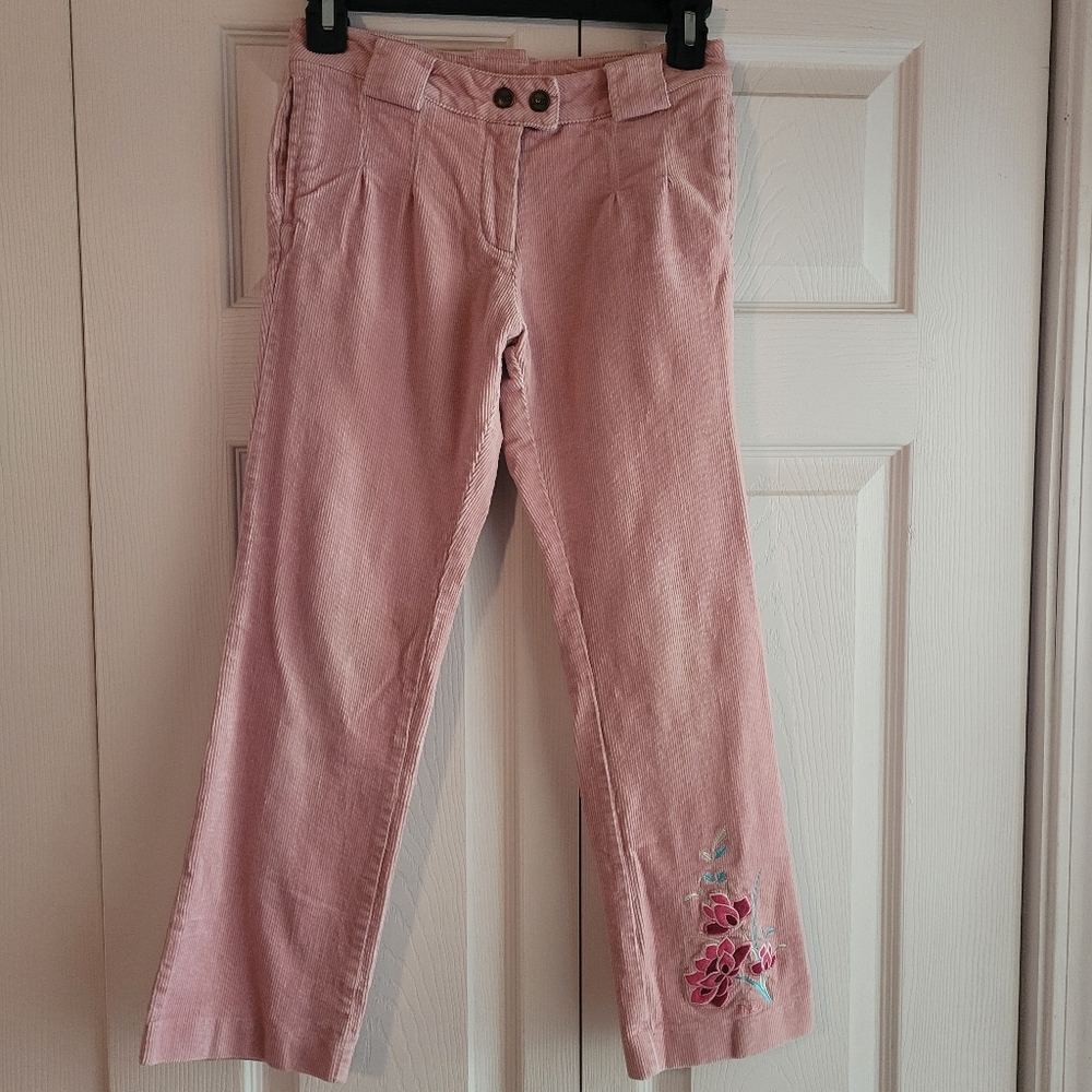 🎄 Holiday Sale! Christian Dior Corduroy pink girl pants